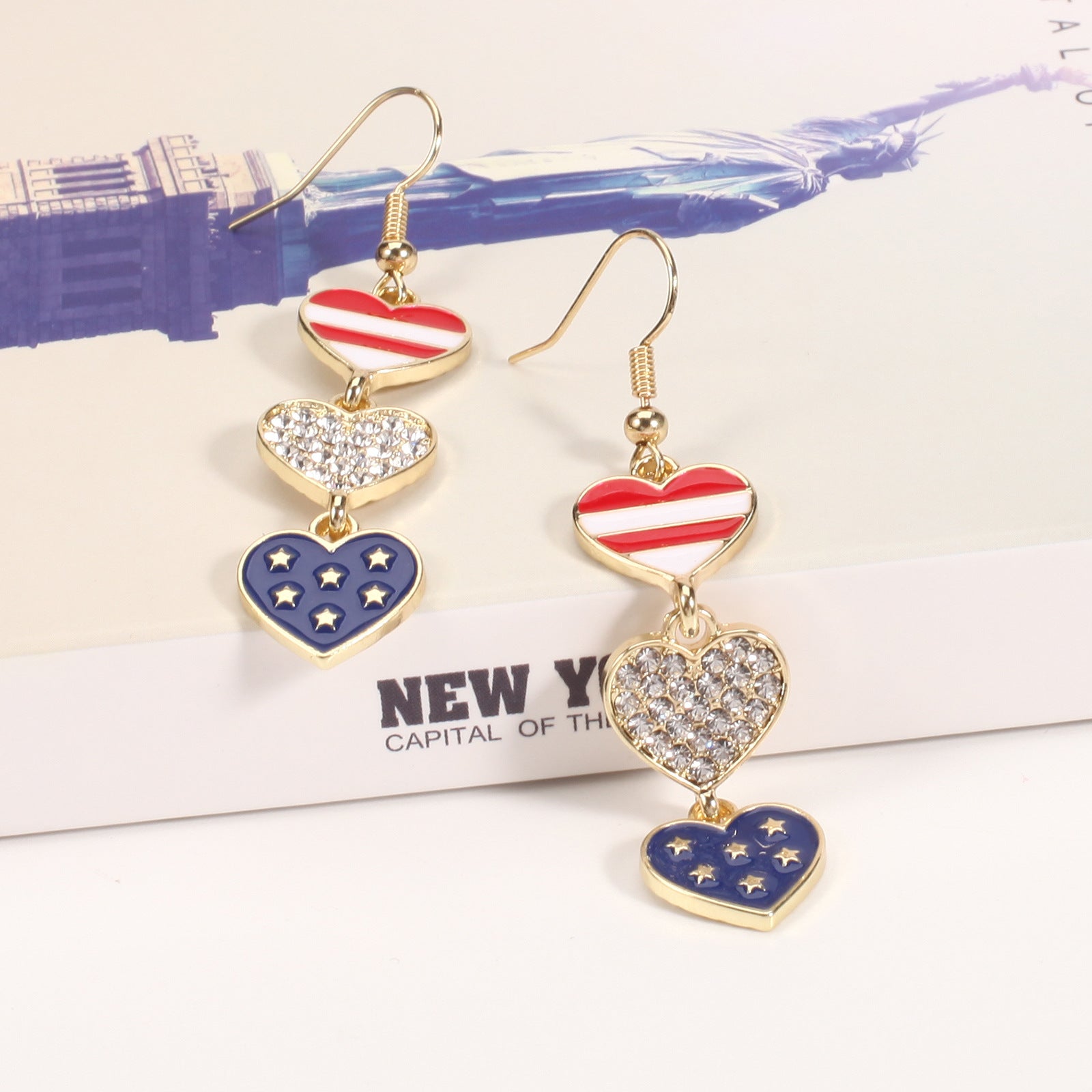 Cross Flag Earrings - product image 49