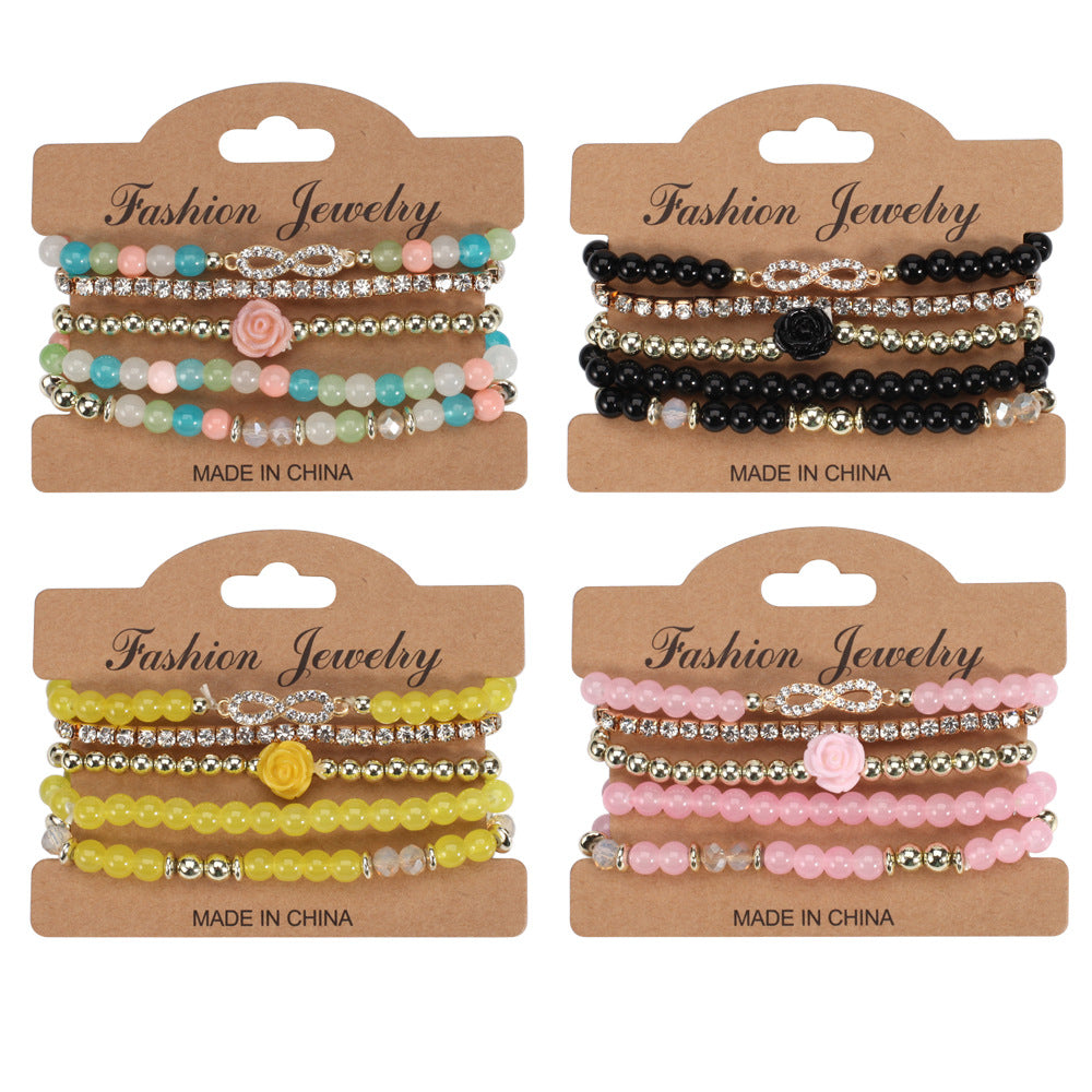 Floral Beaded Bracelet - product image 1