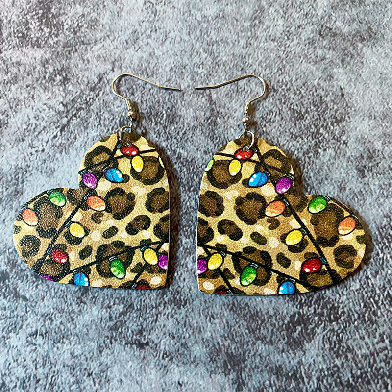 Statement Cross Leather Earrings - product image 12
