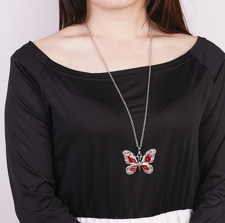 Vintage Butterfly Necklace