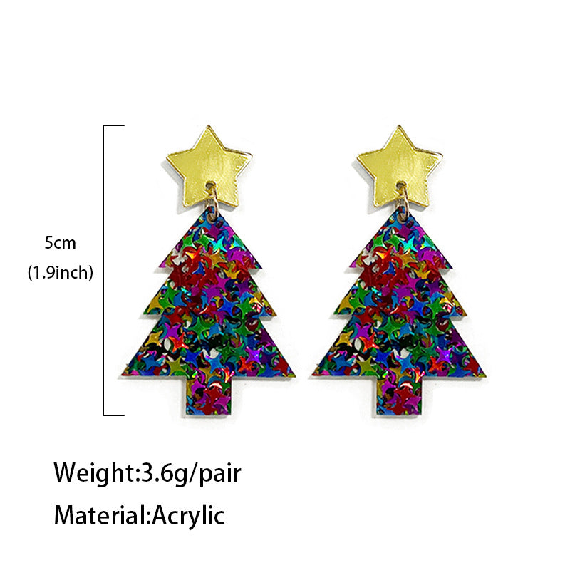 Cross Acrylic Earrings - product image 4