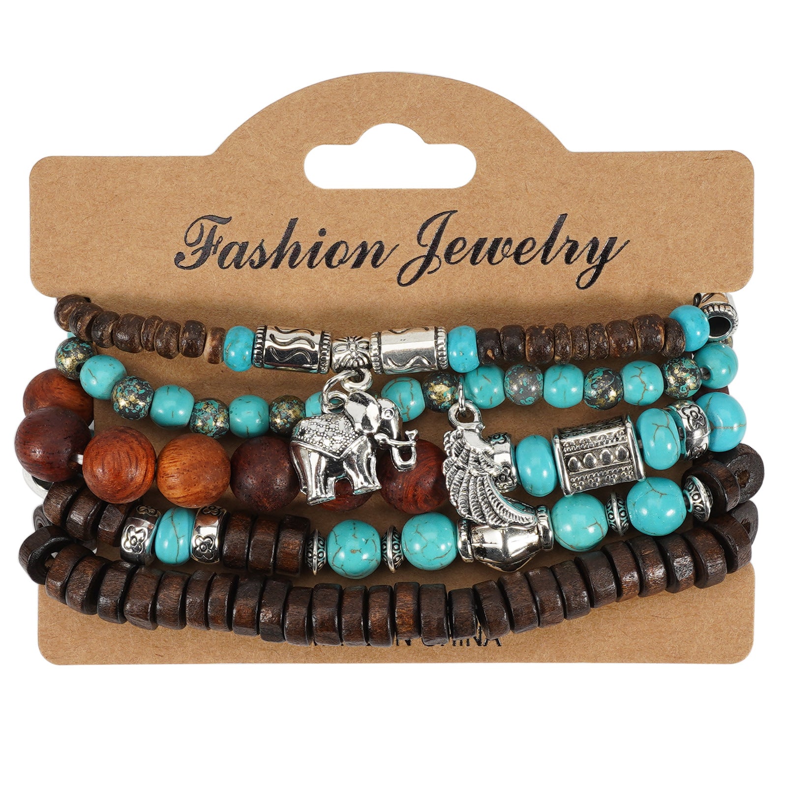 Heart Cross Wood Bracelet - product image 8