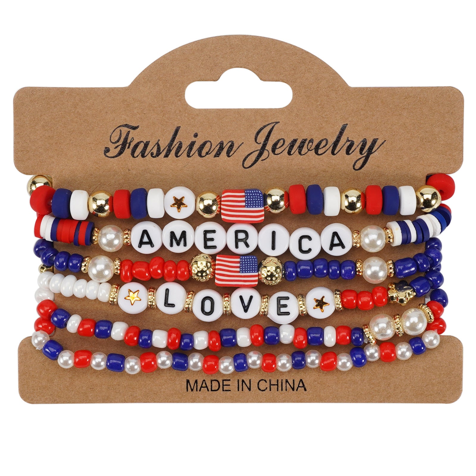Flag Beaded Bracelet - product image 7