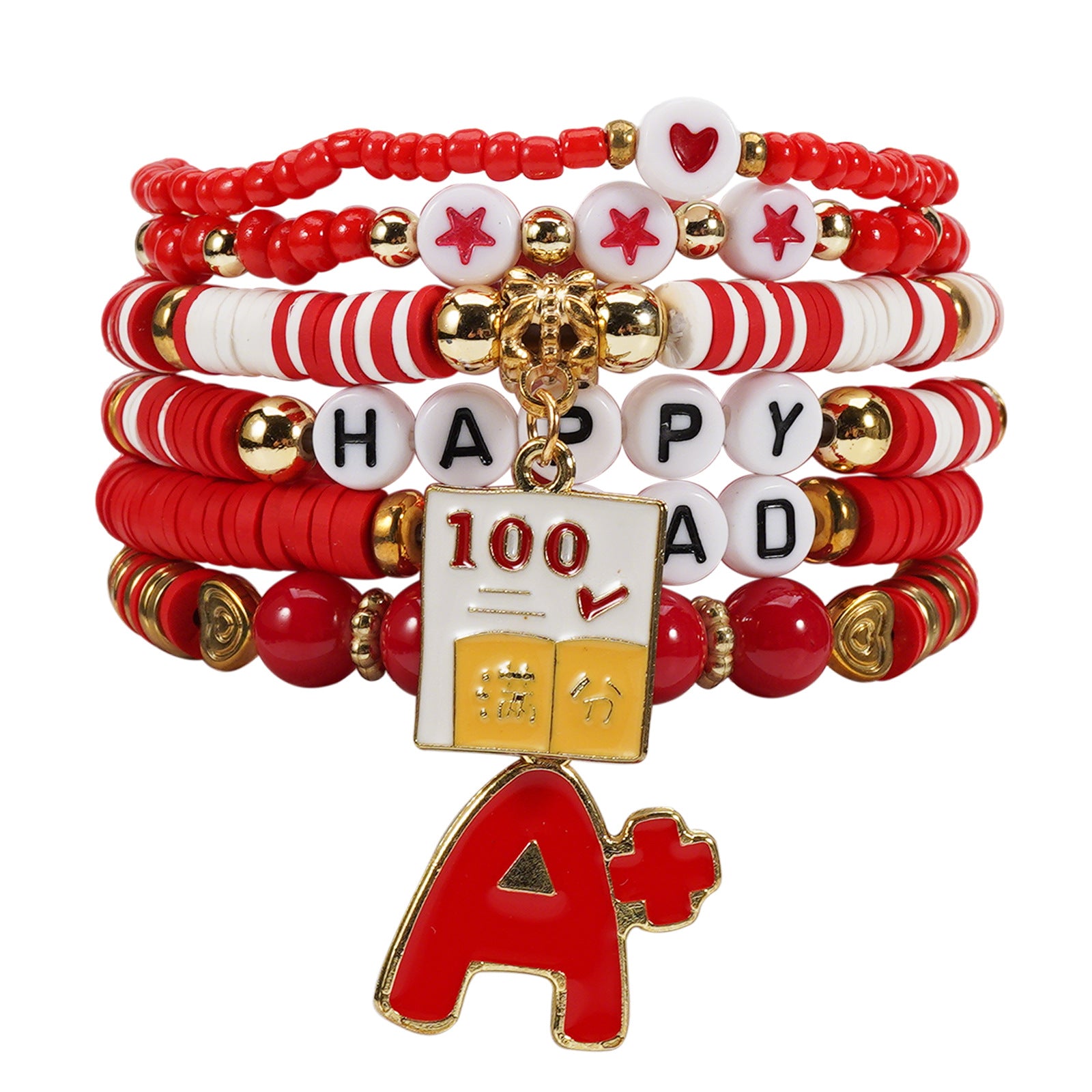 Back-to-school Season Bracelet Book and Graduation Cap A+fraction Ruler - product image 6