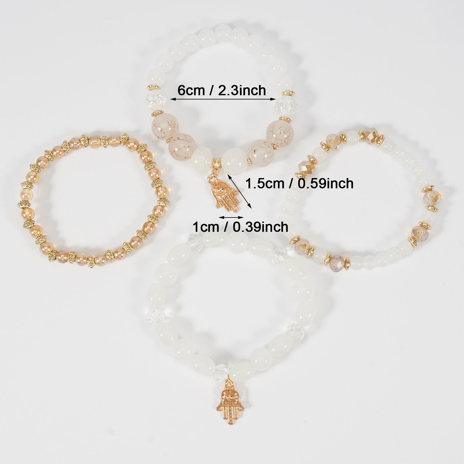 Boho Cross Beaded Necklace - product image 3