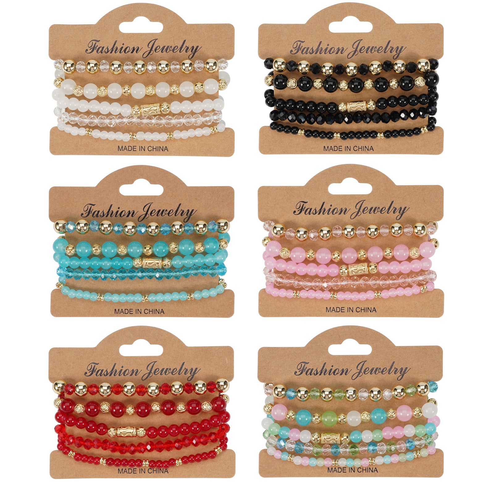 Boho Cross Beaded Bracelet for Women