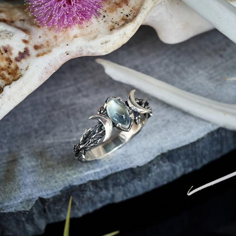 Boho Vintage Moon Ring for Women - product image 9