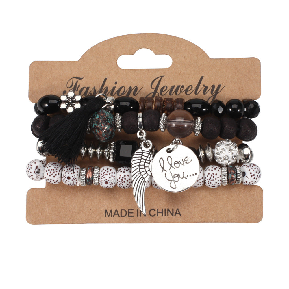 Boho Cross Beaded Bracelet - product image 5