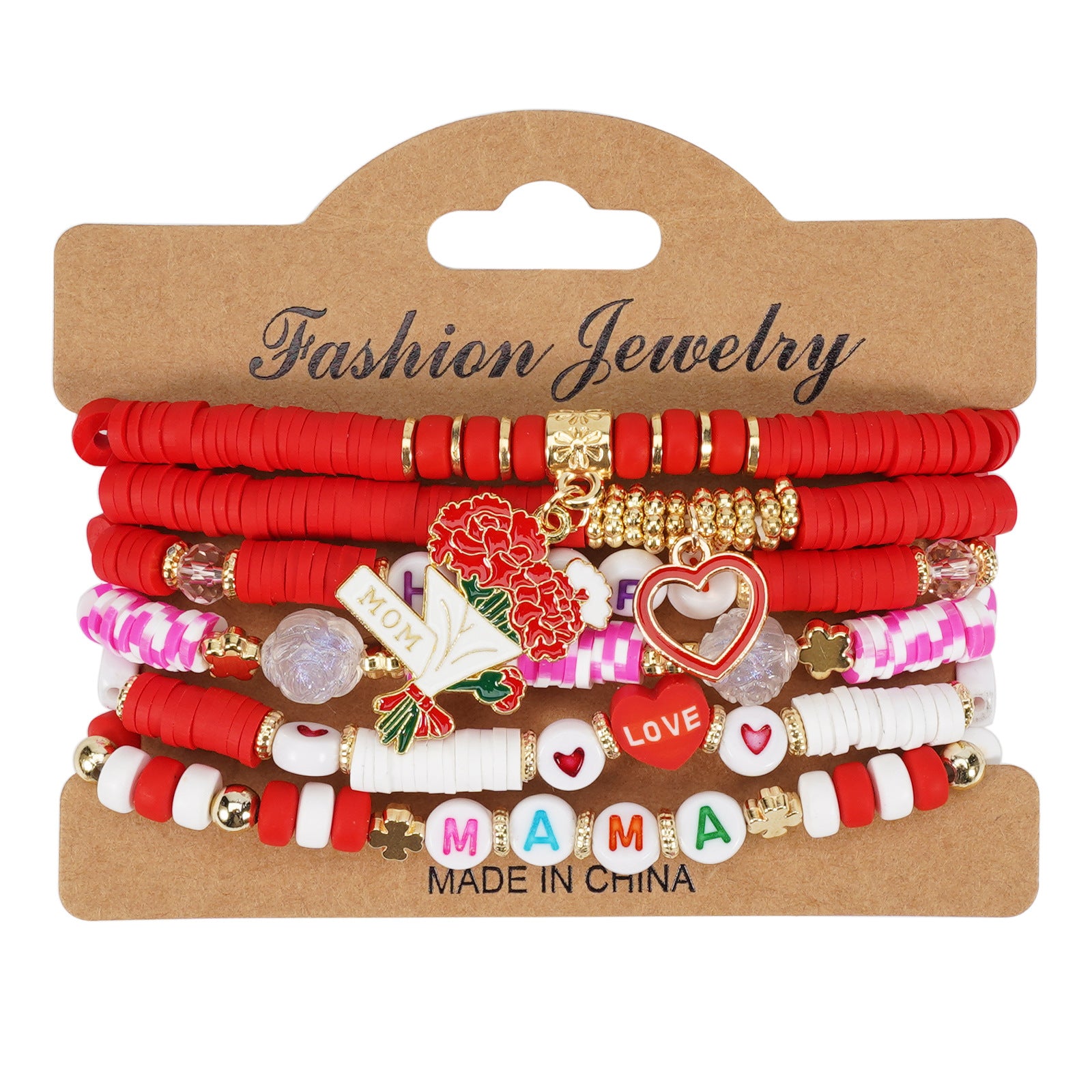 Floral Heart Beaded Bracelet - product image 10