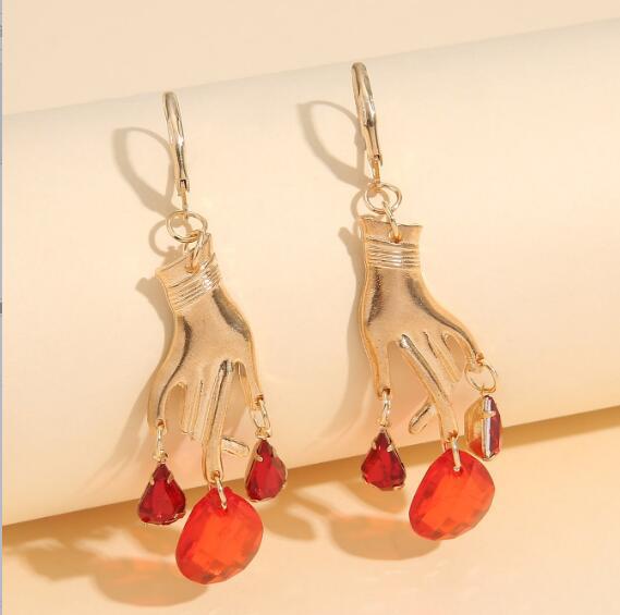 Vintage Statement Cross Earrings - product image 4