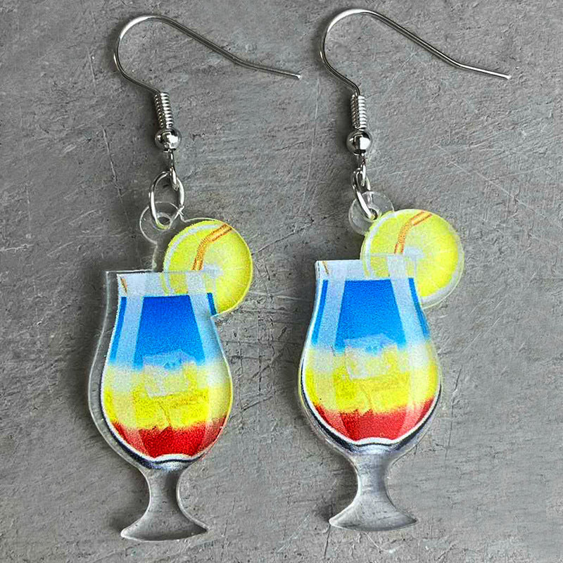 Cross Acrylic Earrings - product image 3