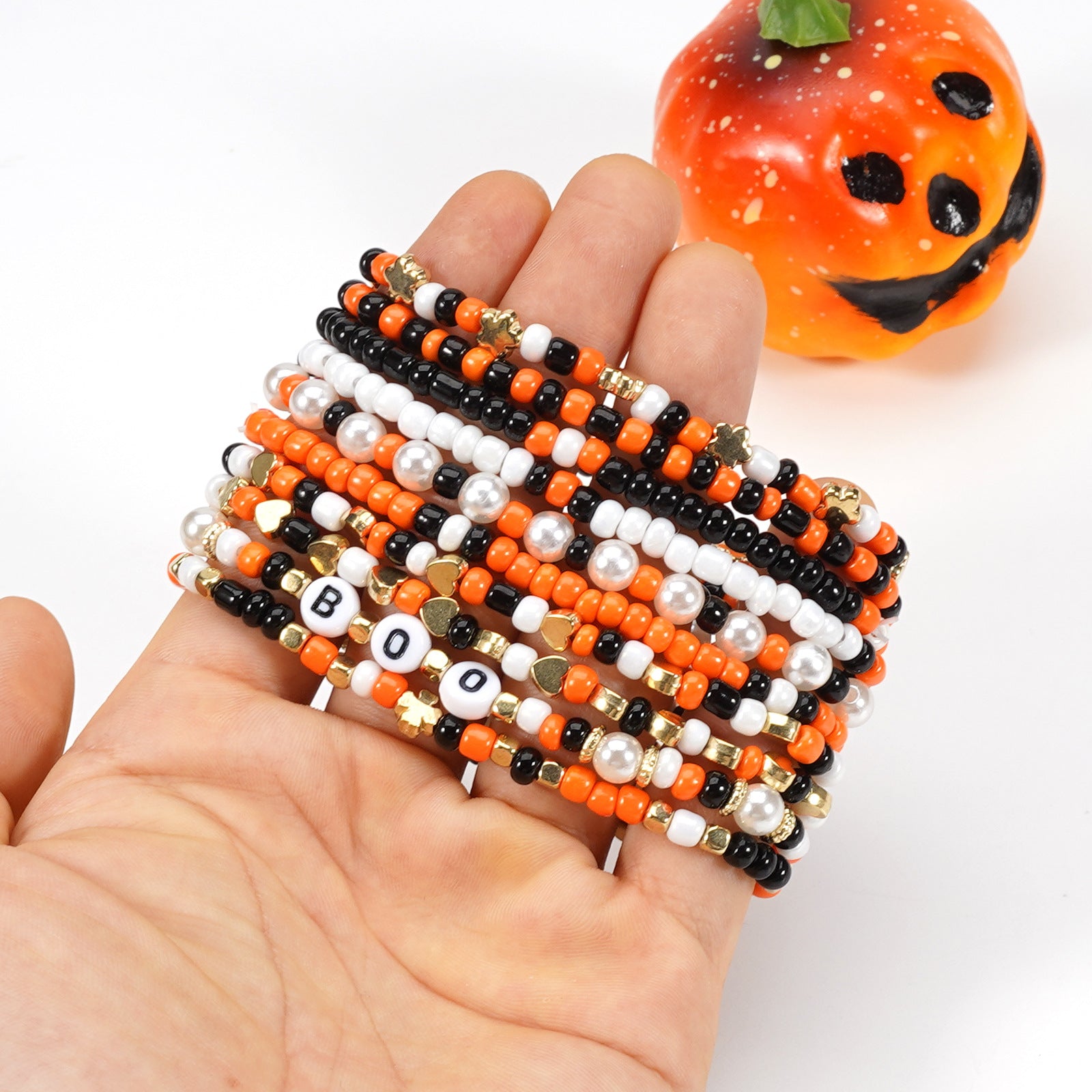 Cross Beaded Bracelet