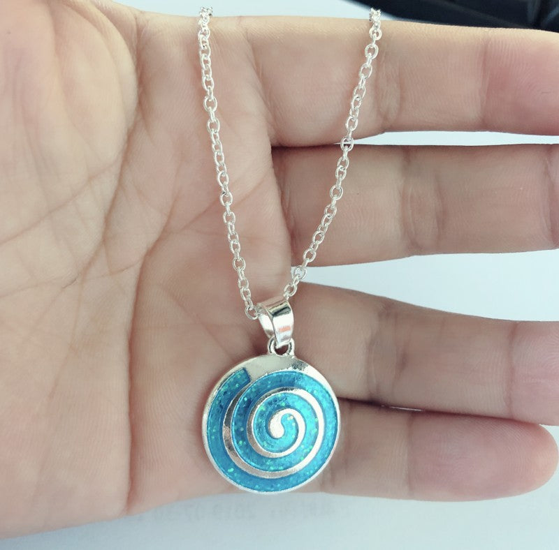 Style Opal Turbine Pendant - Unique and Charming Necklace for Little Girls - product image 4