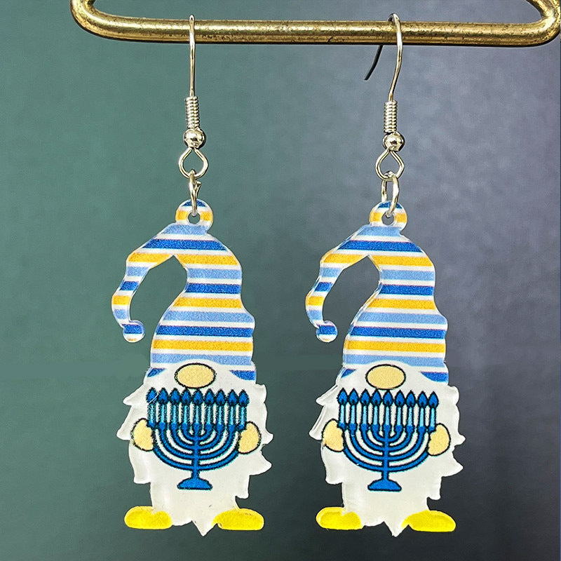 Cross Acrylic Earrings - product image 3