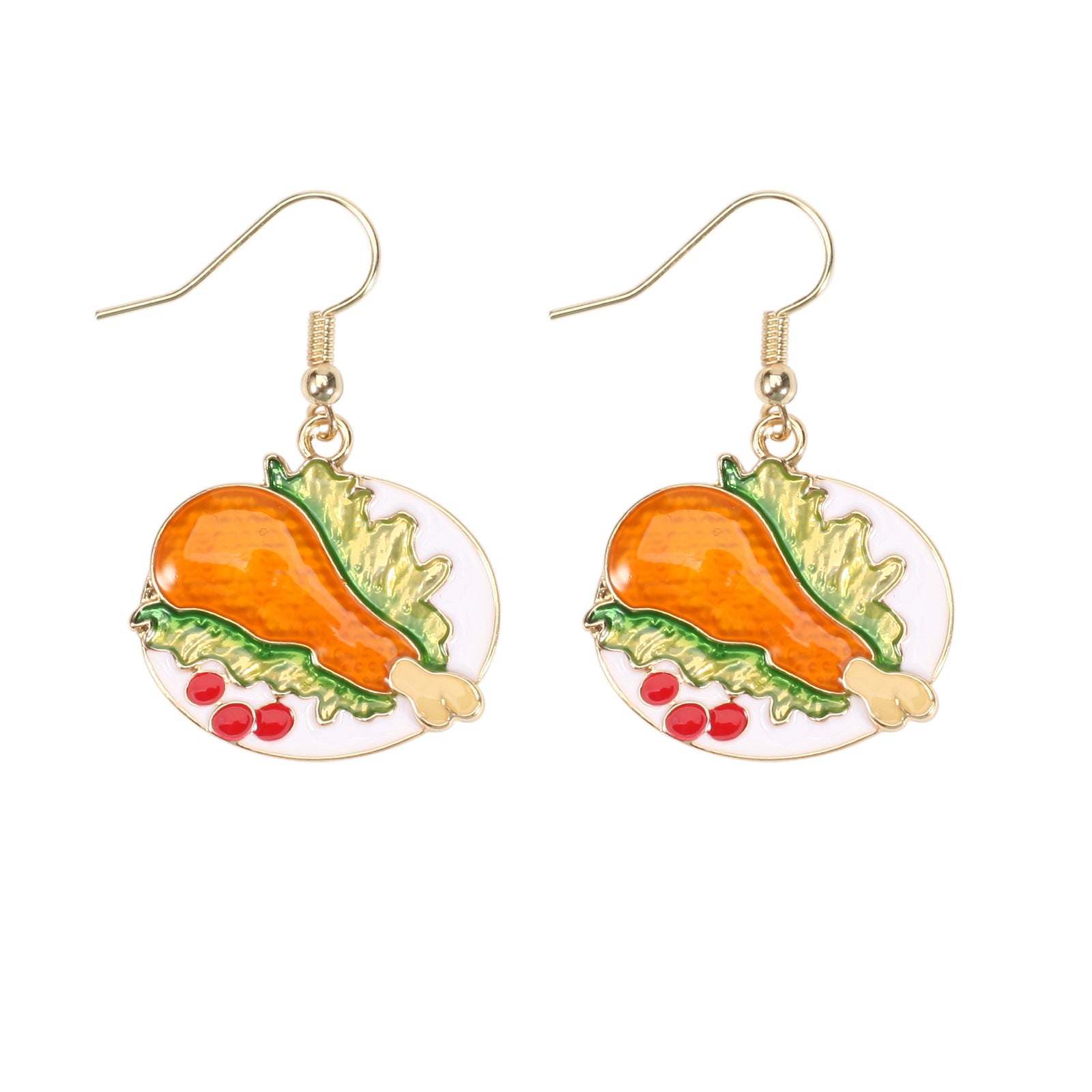 Thanksgiving Earrings Turkey - Pumpkin - Autumn - Maple Leaf - Grape -