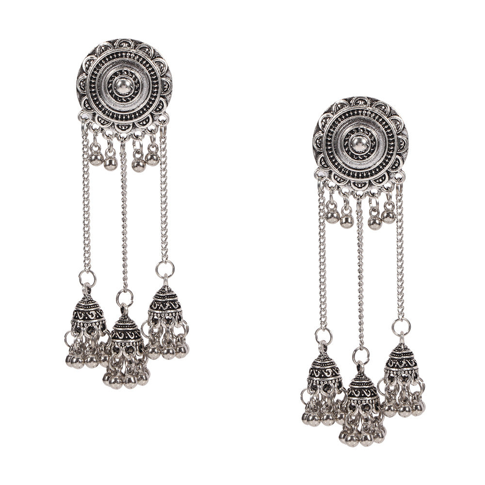 Boho Vintage Floral Beaded Earrings - product image 12
