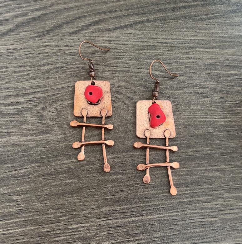 Geometric Cross Earrings - product image 3
