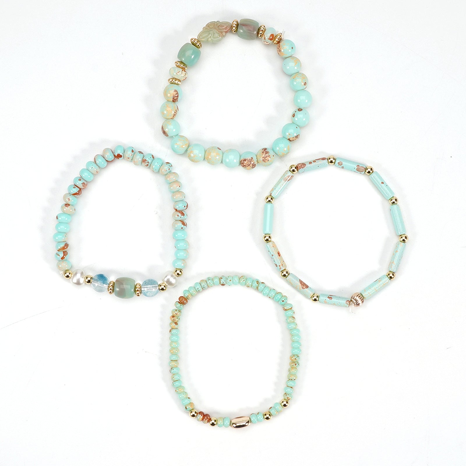 Boho Cross Beaded Bracelet for Women