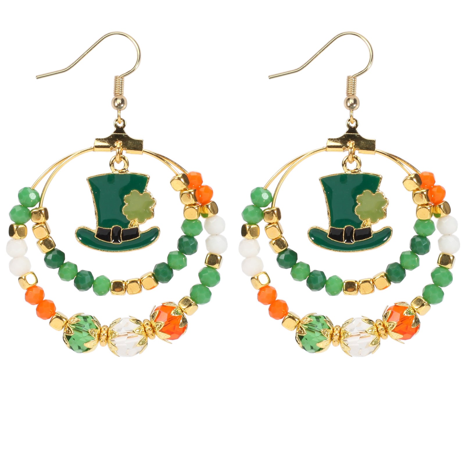 Wine Glass Beaded Crystal Earrings - product image 10