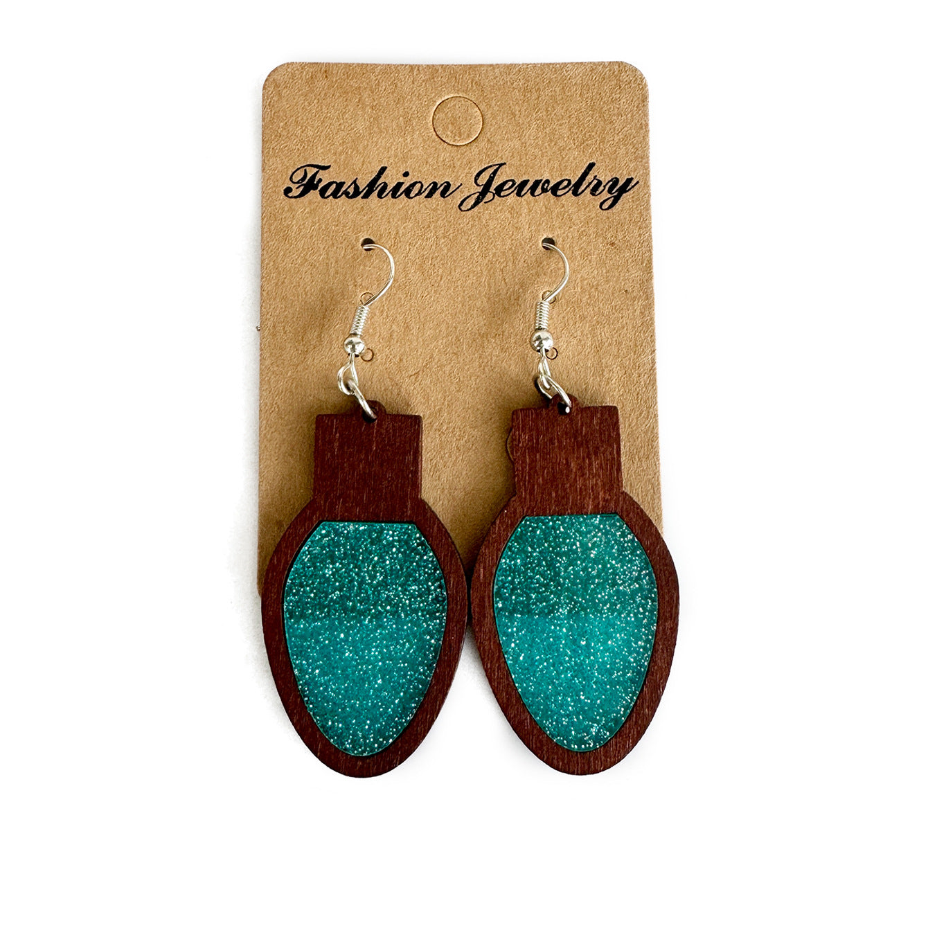 Cross Wood Acrylic Earrings - product image 10