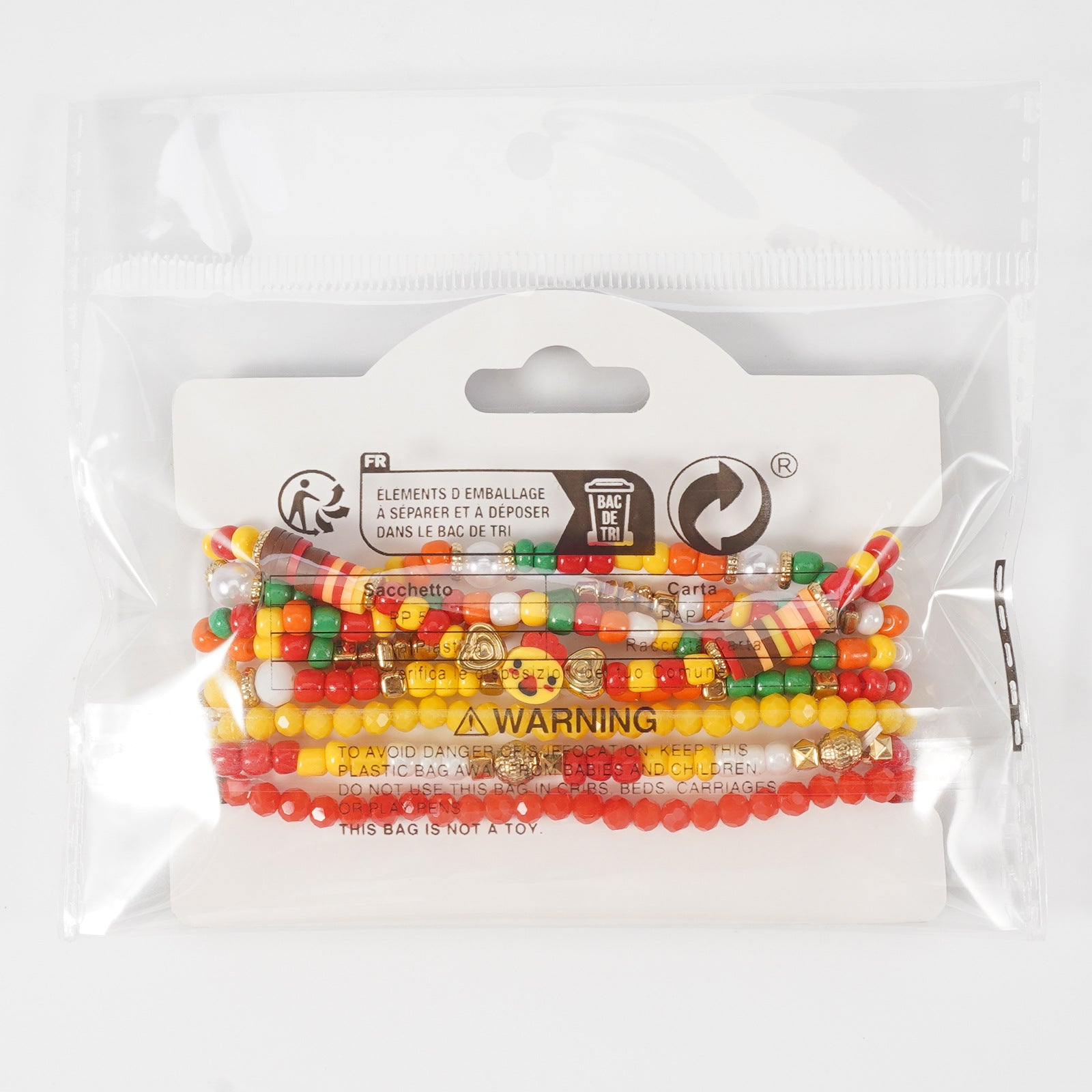 Autumn Thanksgiving Bracelet Maple Leaf - Turkey - Pumpkin - Squirrel - Pine