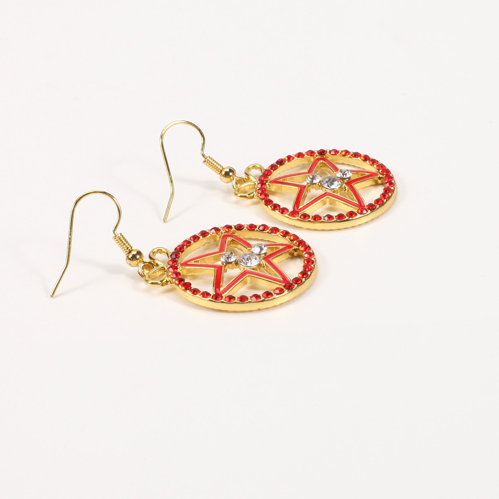 Christmas Earrings: Reindeer Antlers - Christmas Tree - Snowman - Pentagram - - product image 22