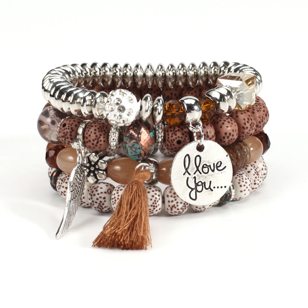 Boho Cross Beaded Bracelet - product image 13