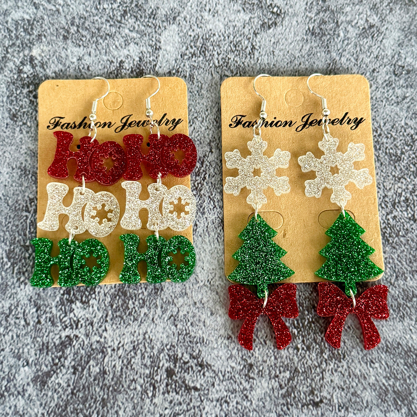 Cross Acrylic Earrings - product image 1