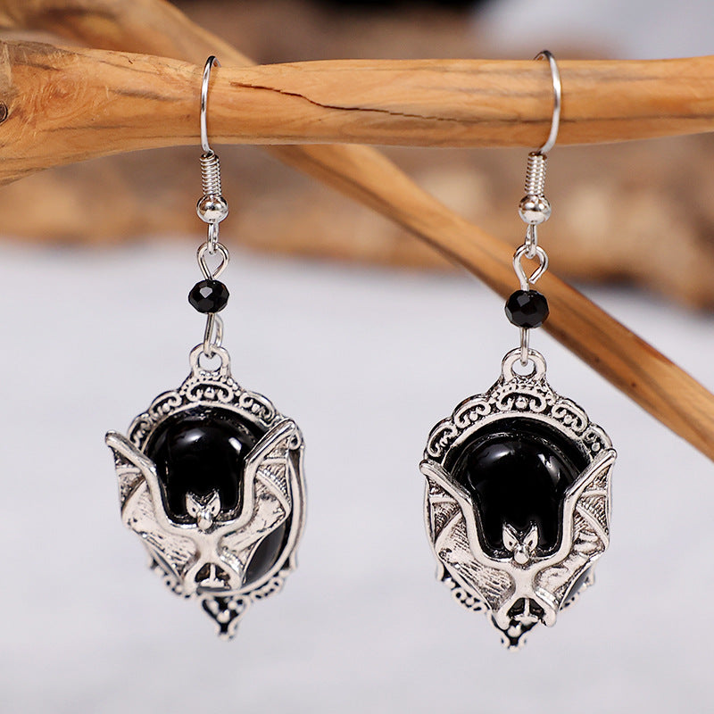 Vintage Cross Beaded Earrings - product image 1