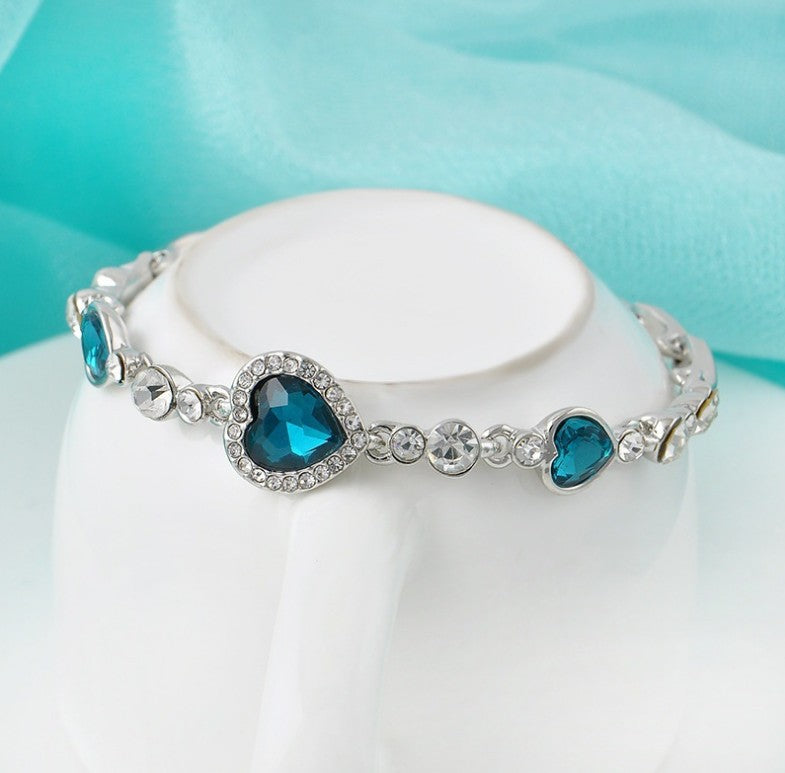 Heart Cross Crystal Bracelet - product image 9