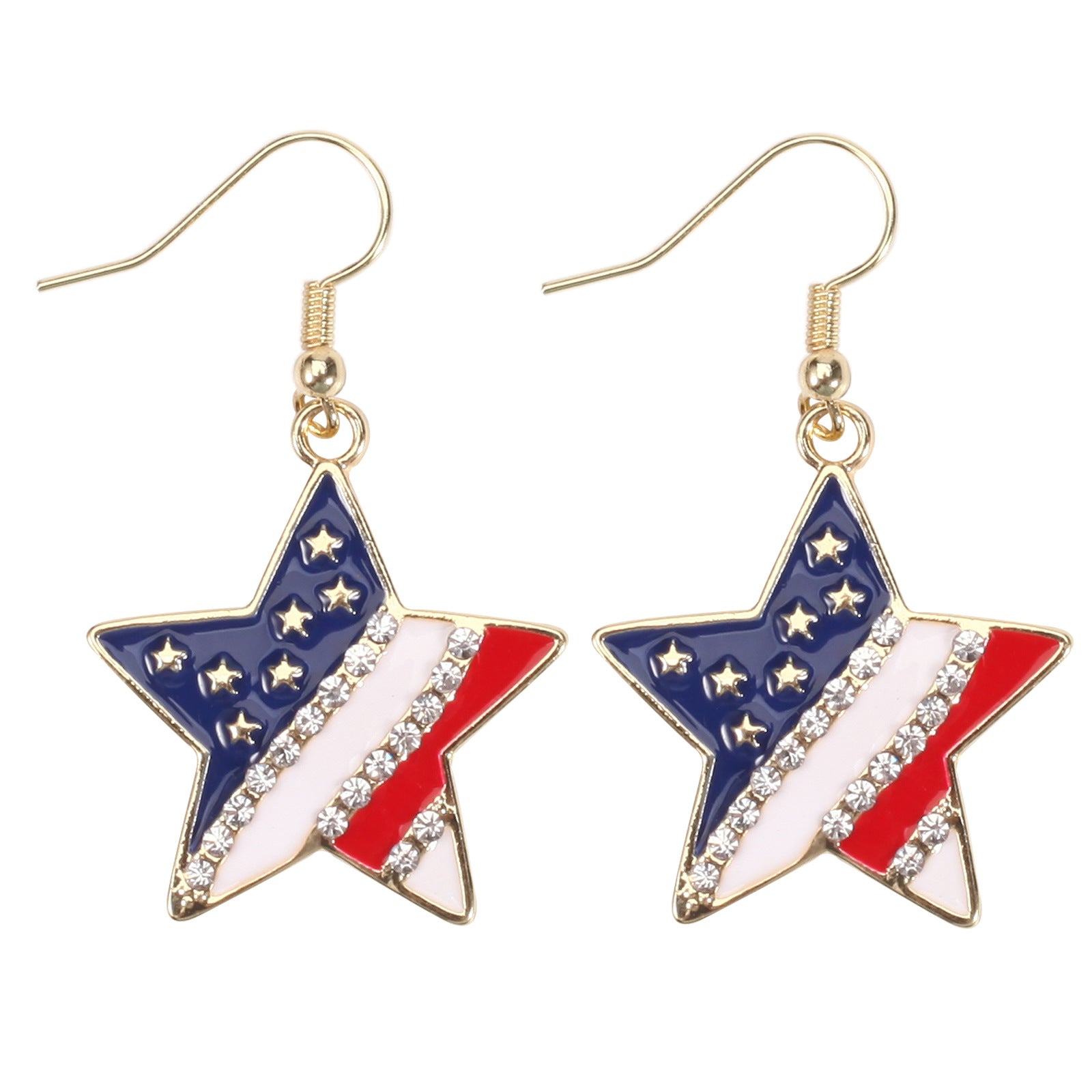 Cross Flag Earrings - product image 8
