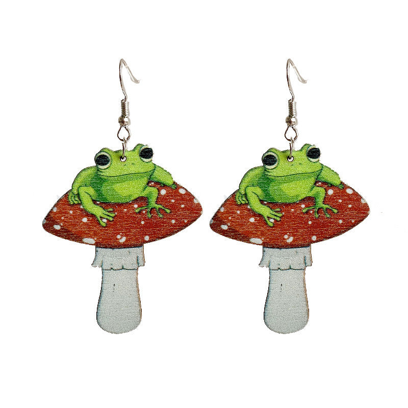 Moon Cross Earrings for Women