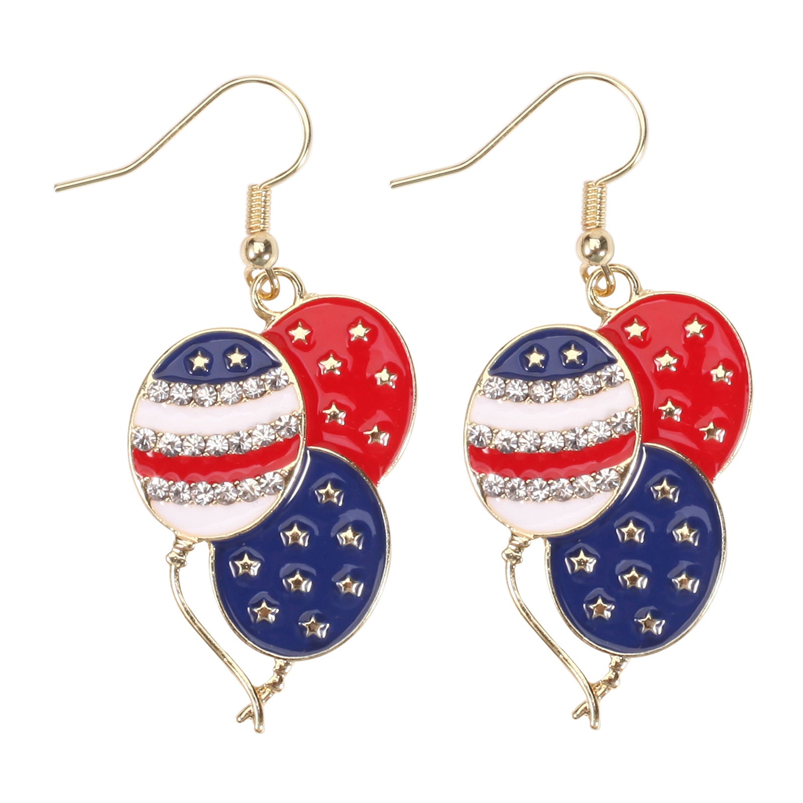 Cross Flag Earrings - product image 6