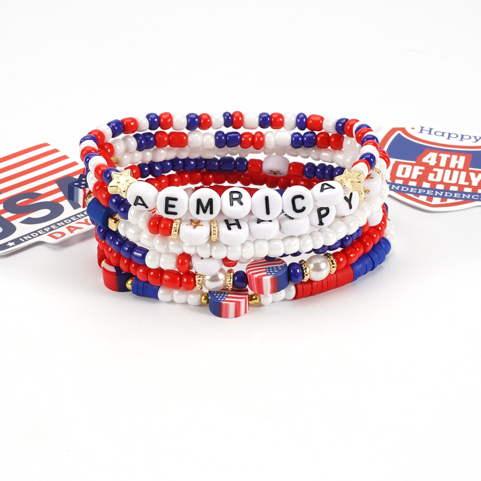 Flag Beaded Bracelet - product image 24