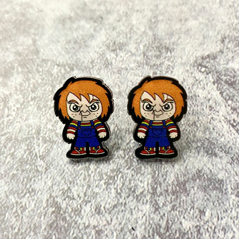Cross Acrylic Earrings - product image 7