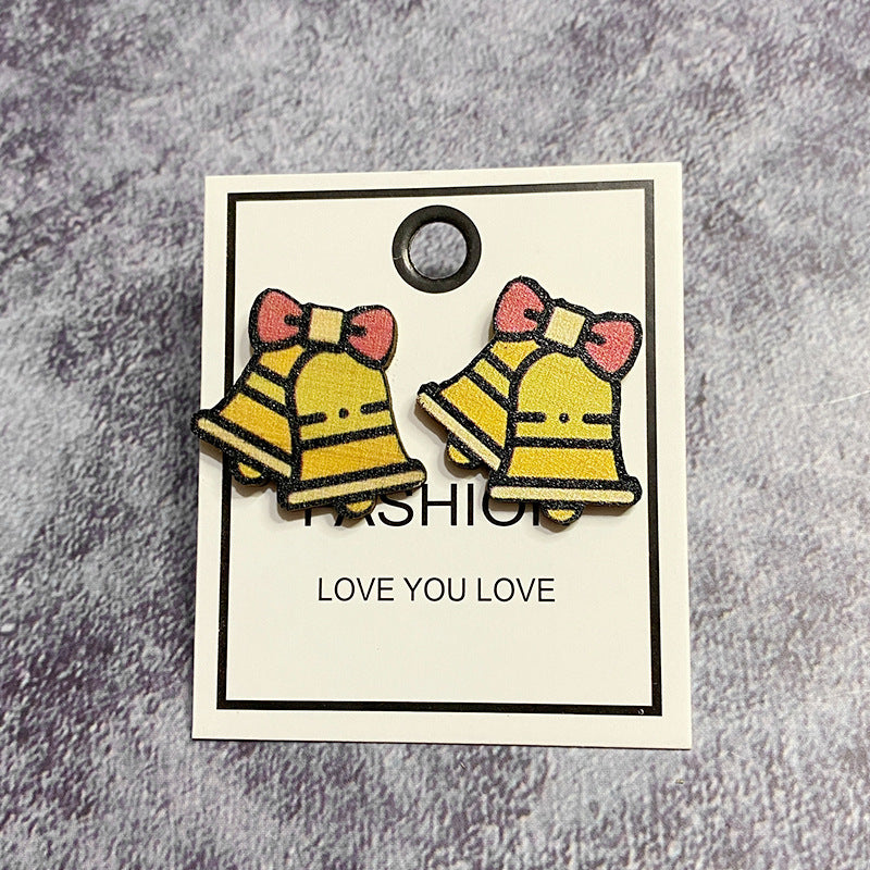 Statement Cross Wood Earrings - product image 13