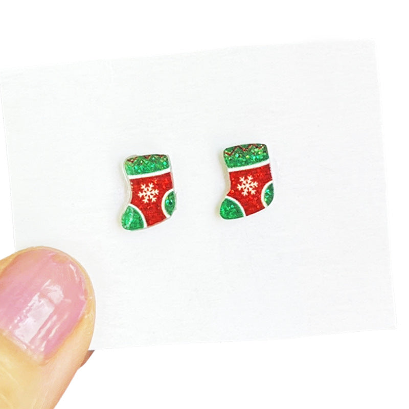 Supply Women's Fashion Earrings with Christmas Tree - Bow - and Gingerbread - product image 6