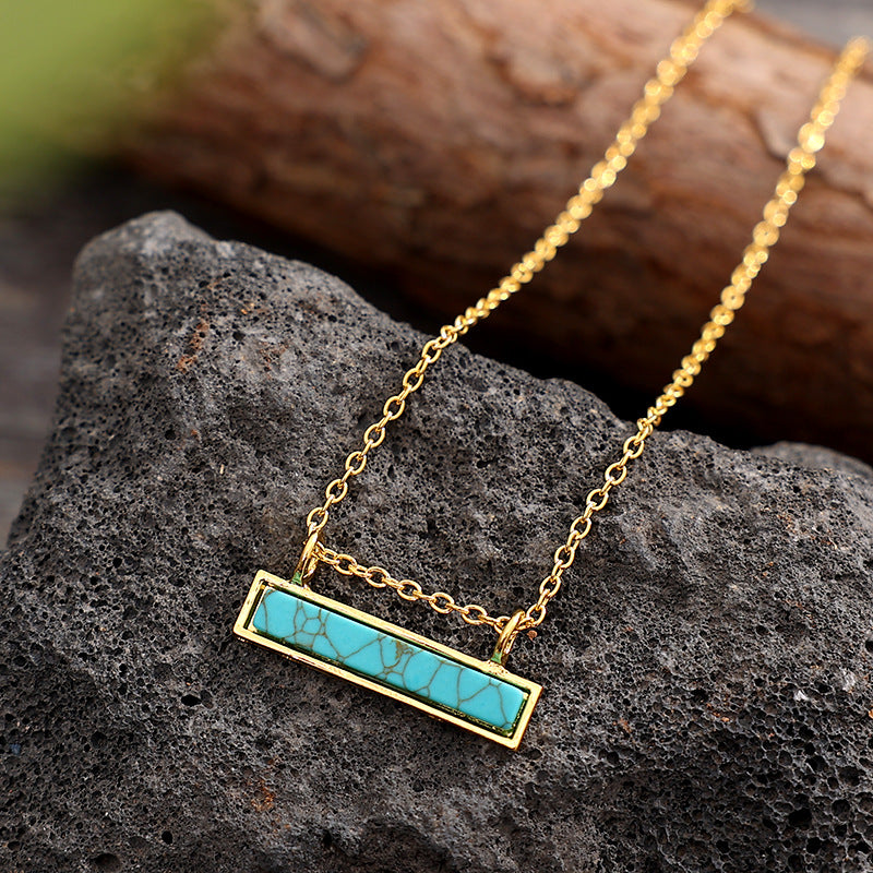 Turquoise Cross Necklace - product image 3