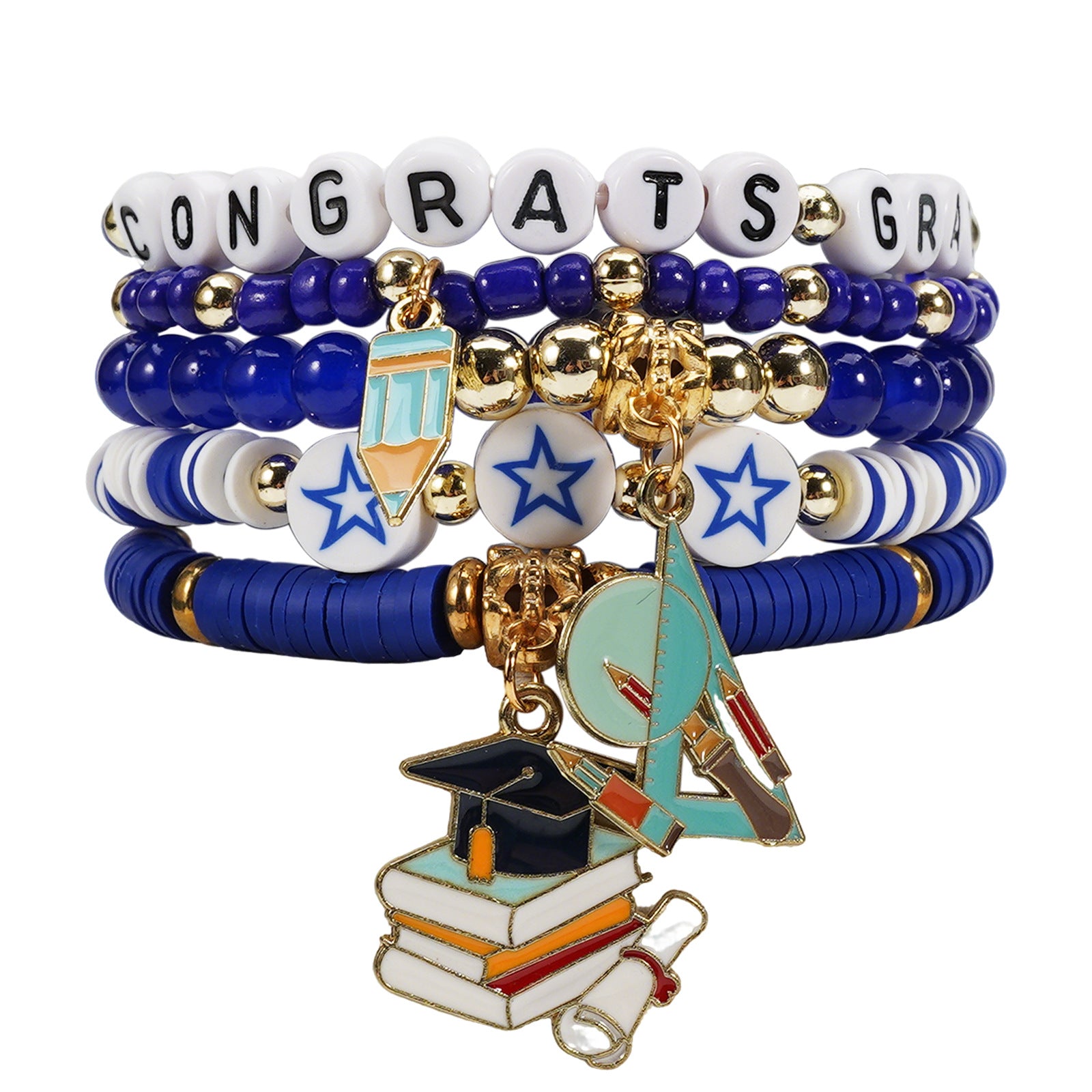 Back-to-school Season Bracelet Book and Graduation Cap A+fraction Ruler - product image 8