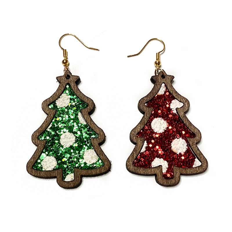 Cross Leather Earrings - product image 5