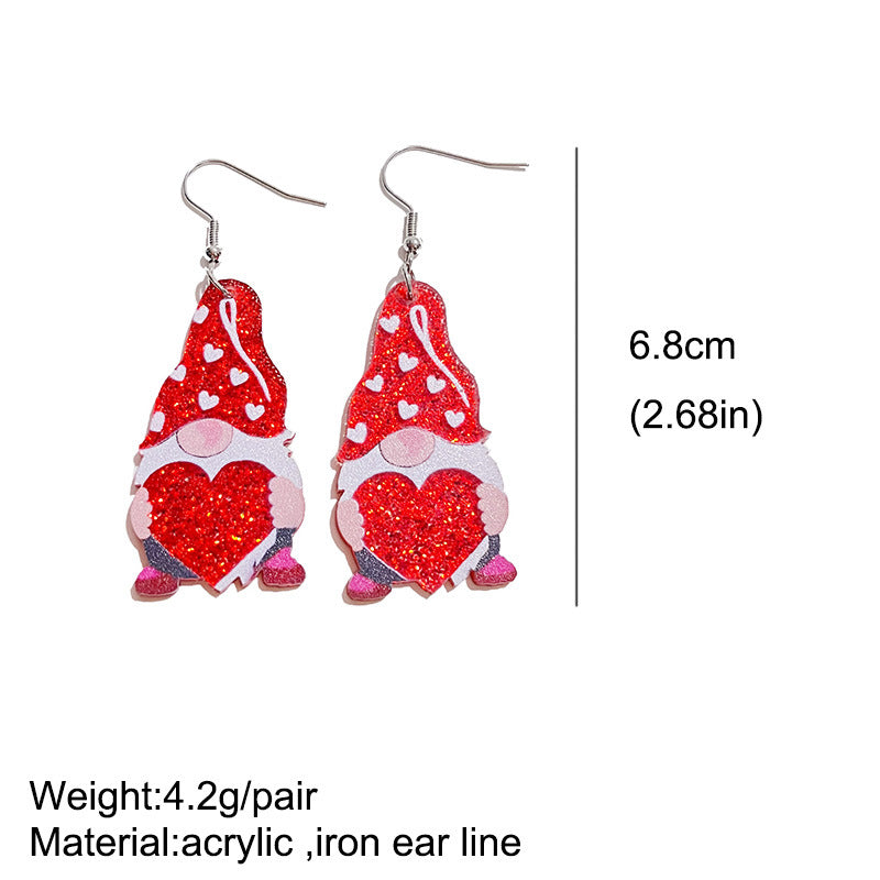 Cross Acrylic Earrings - product image 7