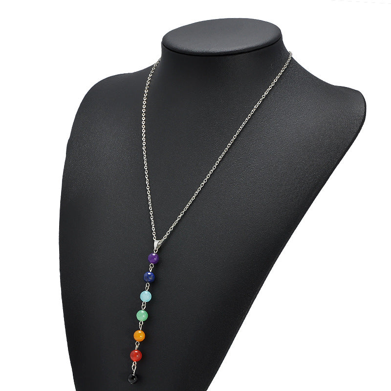 Vintage Cross Beaded Necklace - product image 4