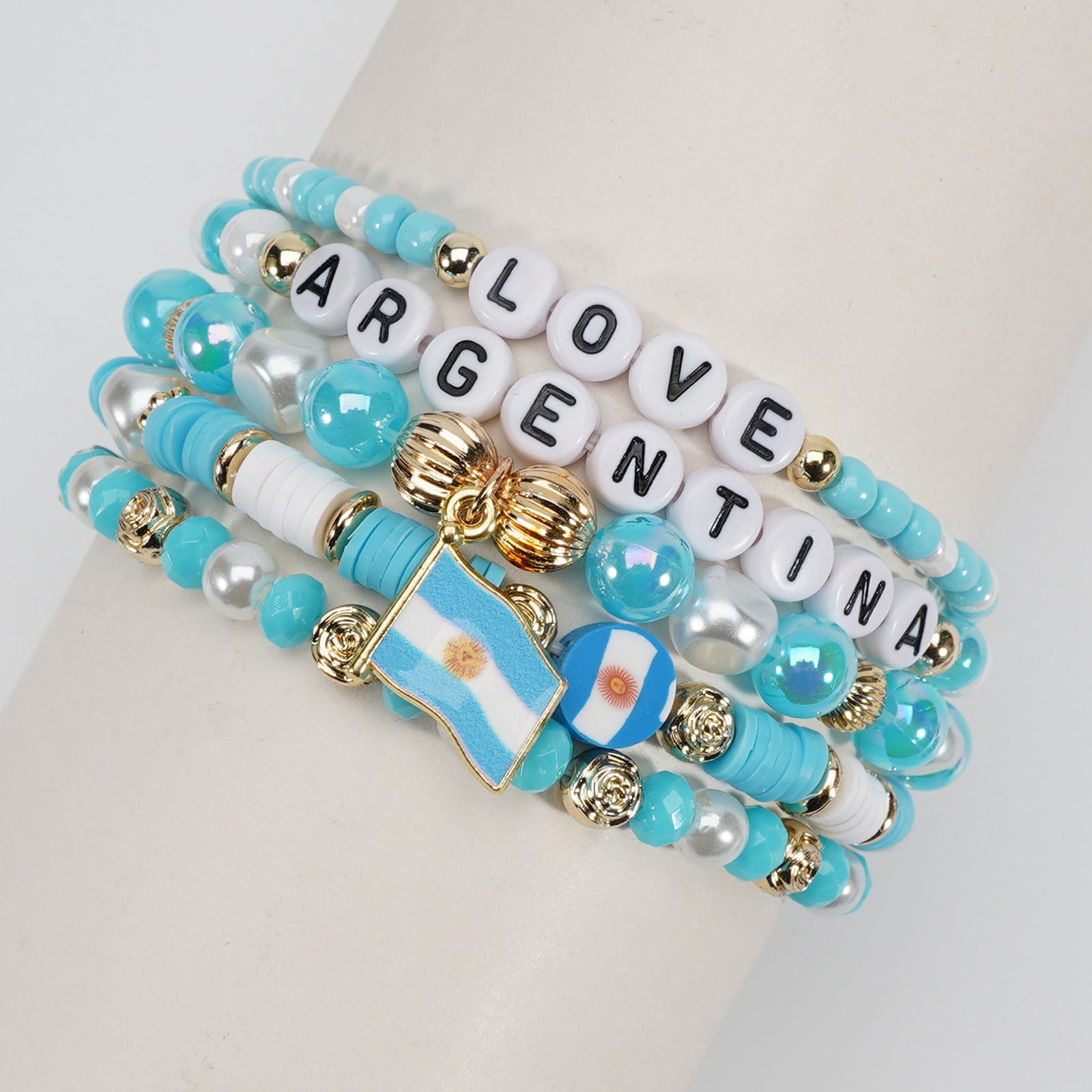 Flag Beaded Bracelet for Women - product image 3