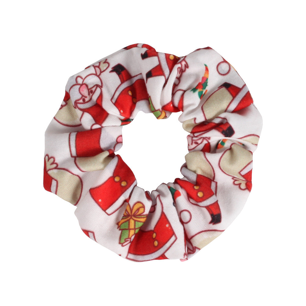 Christmas Hair Tie - Snowman - Bell - Santa Claus - Reindeer Antlers - Hat - - product image 6