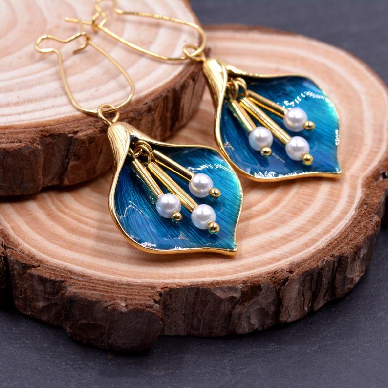 Floral Cross Earrings - product image 20