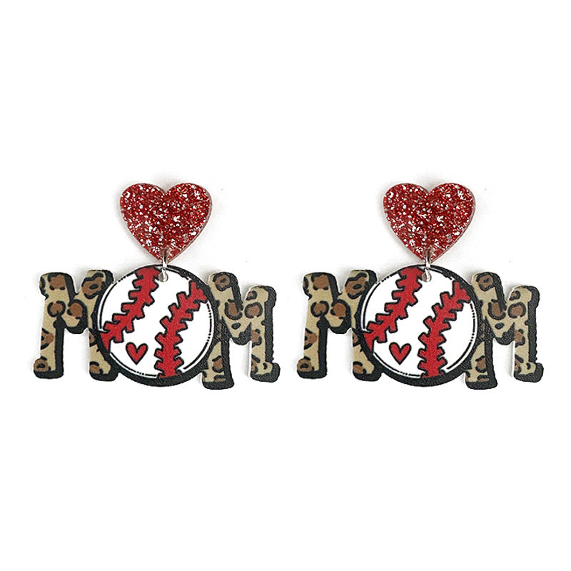 Cross Acrylic Earrings - product image 2