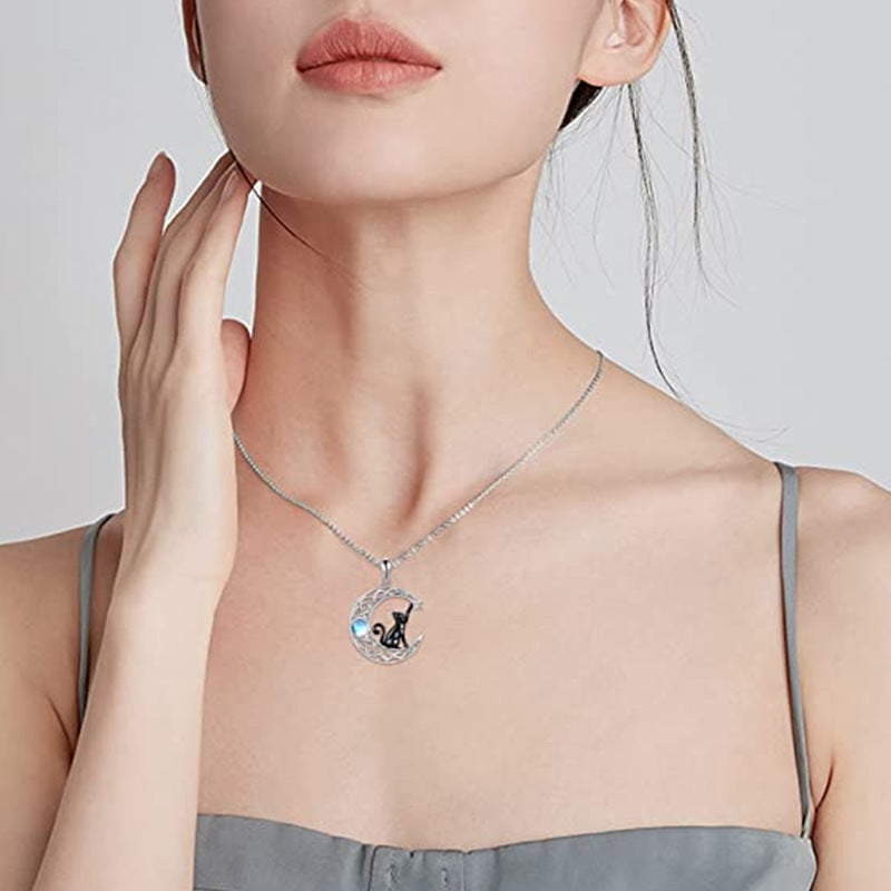 Moon Cross Necklace for Women - product image 4
