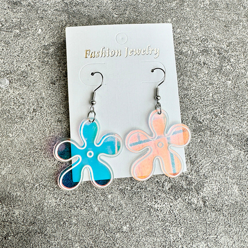 Floral Cross Acrylic Earrings - product image 6
