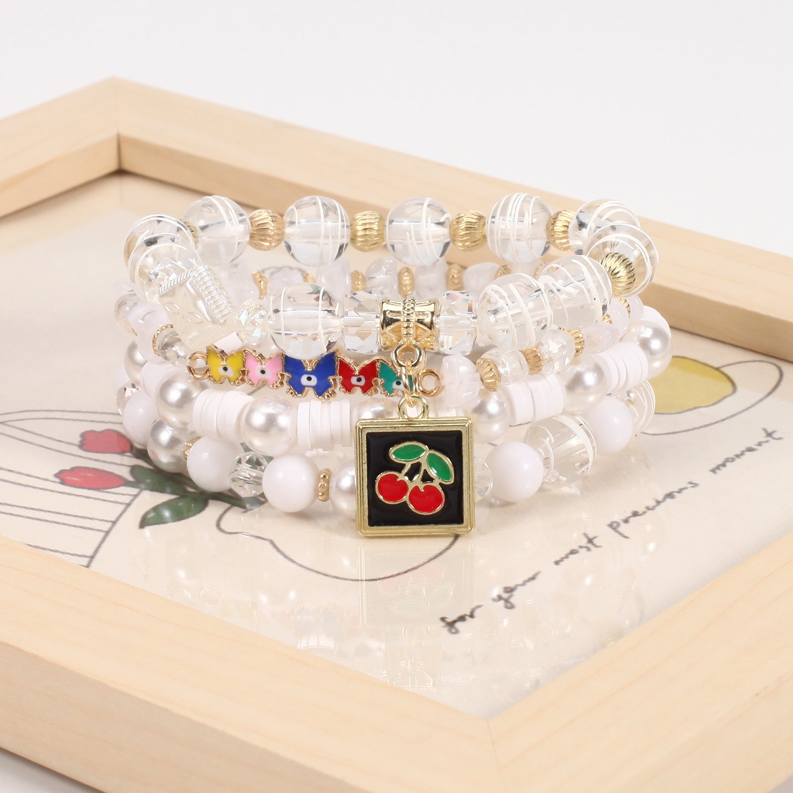 Boho Butterfly Beaded Necklace - product image 4