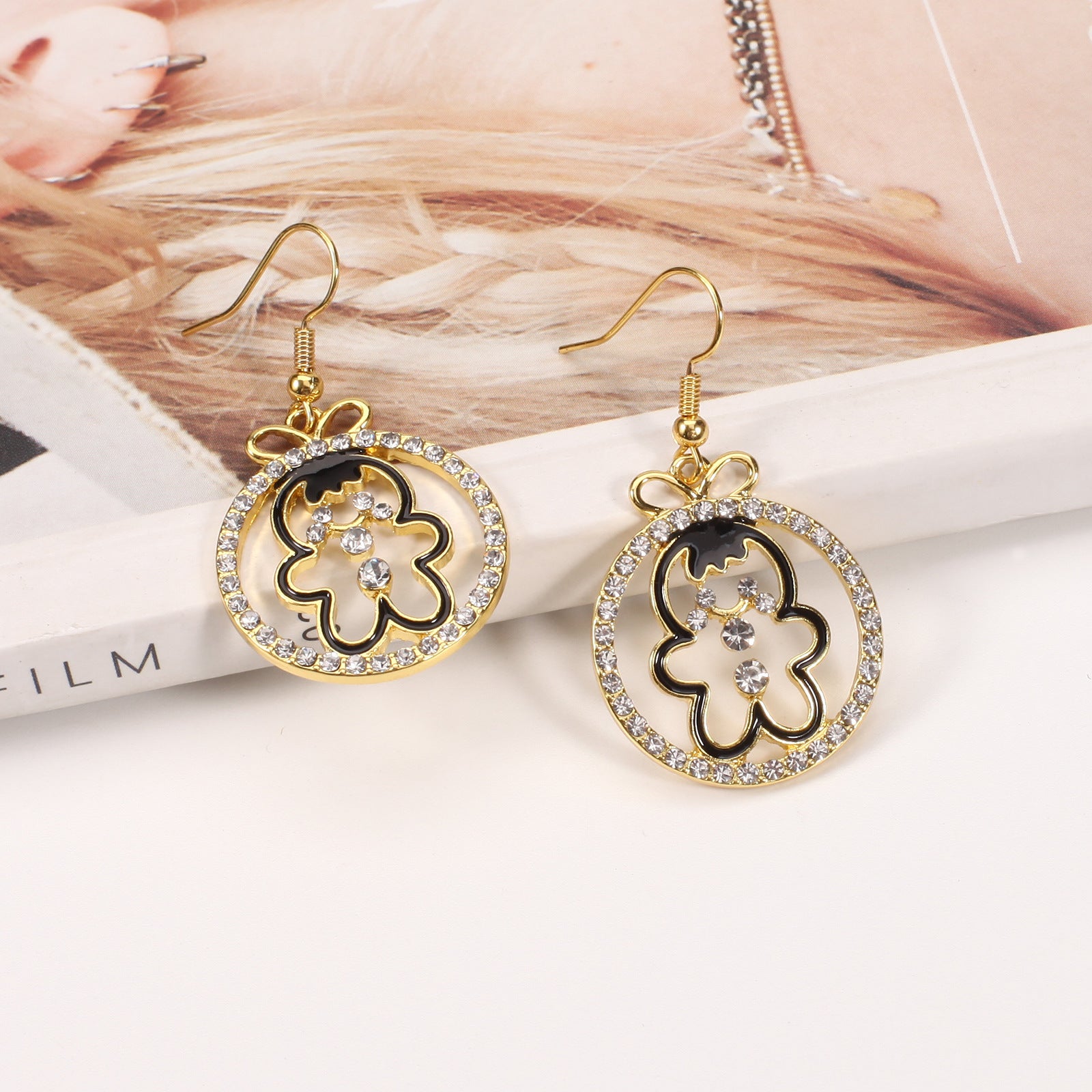 Christmas Earrings: Reindeer Antlers - Christmas Tree - Snowman - Pentagram - - product image 25